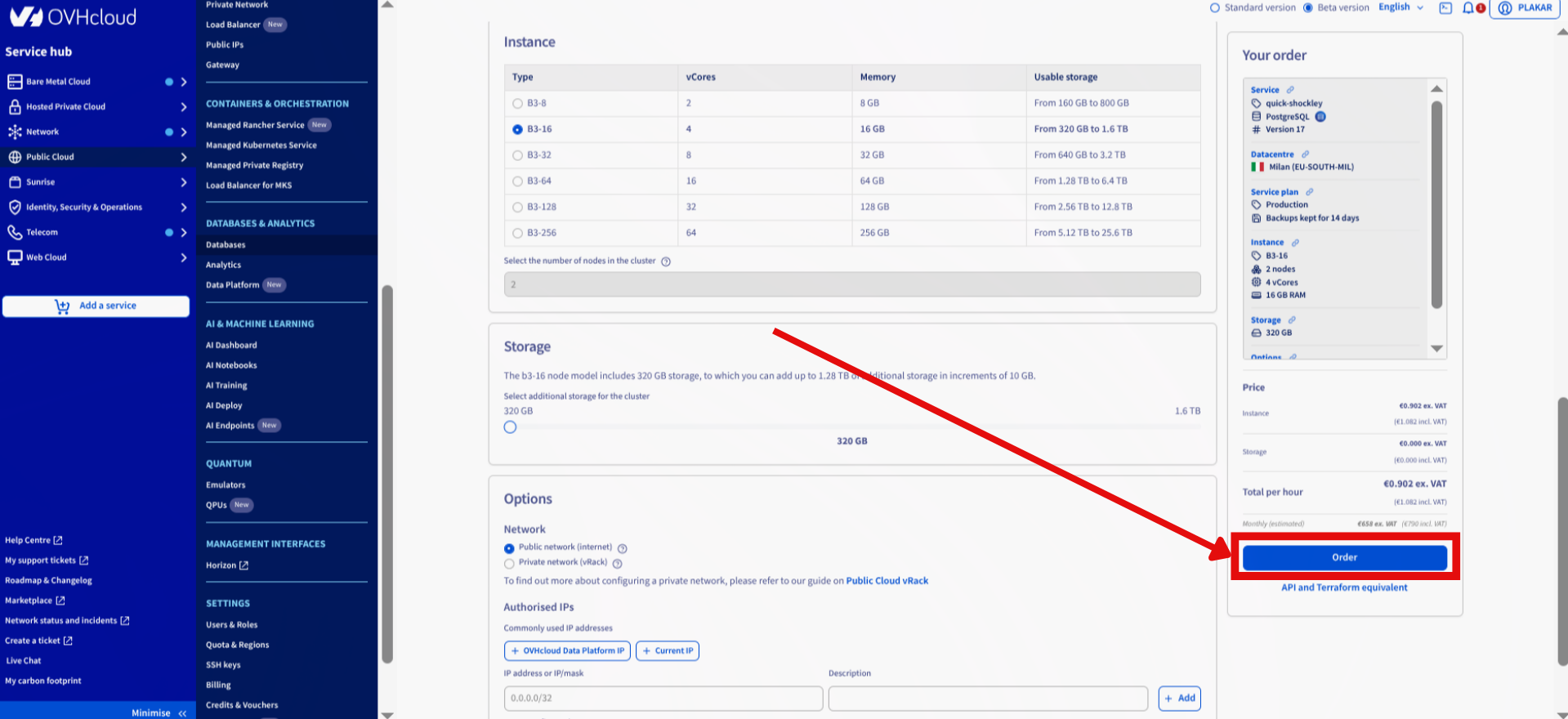 Create PostgreSQL database
