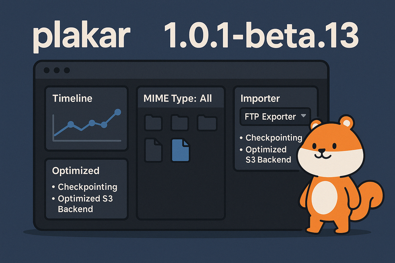 Plakar 1.0.1-beta.13 out!
