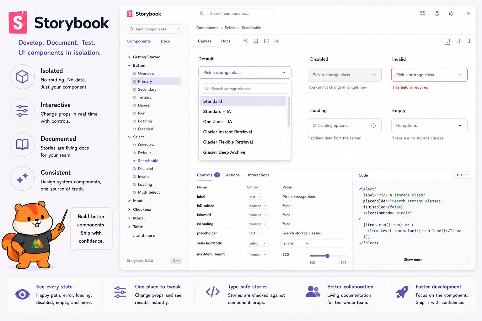 Plakar UI #10: Storybook